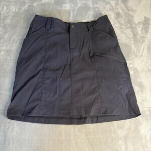 Dulth trading Co‎ Women's Dry on the Fly Skort Size 8 Blue Gray Lightweight Flex
